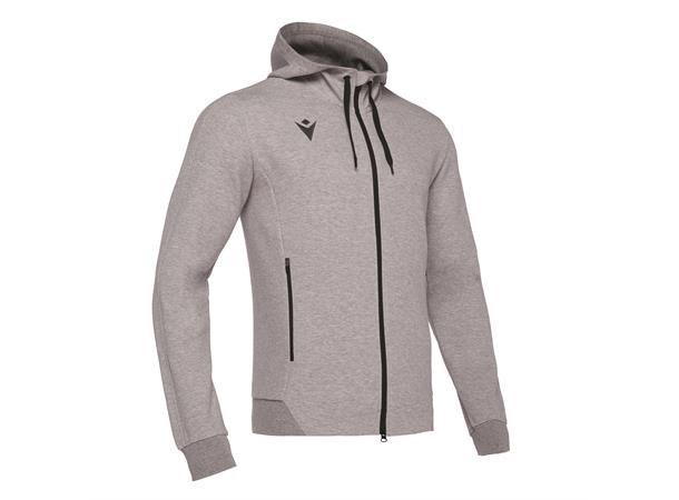 Zither Full Zip Hoody GRY M Hettejakke i myk bomullsmiks 