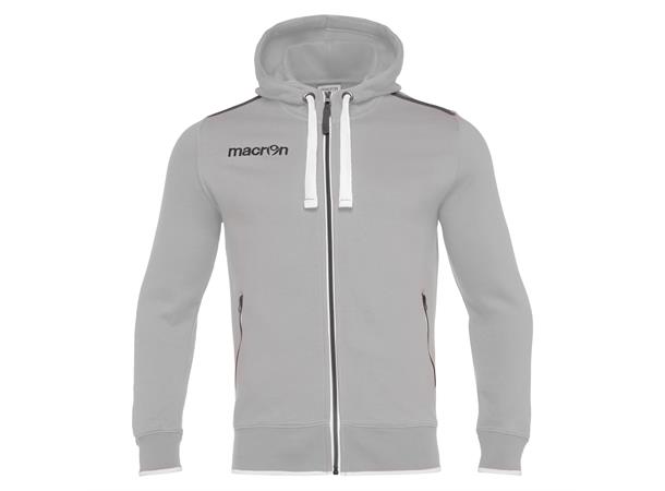 Motown Full Zip Hooded Jacket GRY XXS Hettejakke i bomullsmiks 