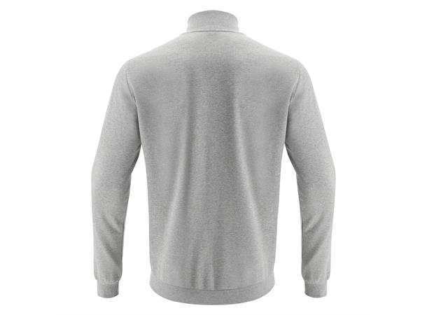 Beat Full Zip Sweathshirt GRY 3XS Fritidsjakke i børstet fleece - Unisex 