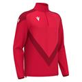 Anduin Training 1/4 Zip Top RED XL Teknisk treningsgenser - Unisex