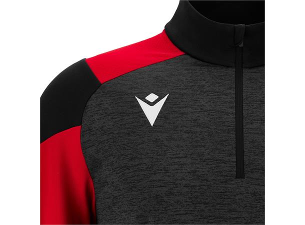 Cuzco Training 1/4 Zip Top BLK/RED 3XL Teknisk treningsgenser - Unisex 