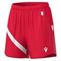 BANSHEE ECO shorts W RED/WHT M Teknisk kamp og treningsshorts - Dame