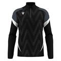 Starfall 1/4 zip BLK/WHT L Treningstopp - Unisex