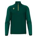 Isen Training 1/4 Zip Top BGRN/GOLD XL Teknisk treningsgenser - Unisex