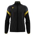 ODIN full zip top BLK/YEL M Jakke med kontrastdetaljer